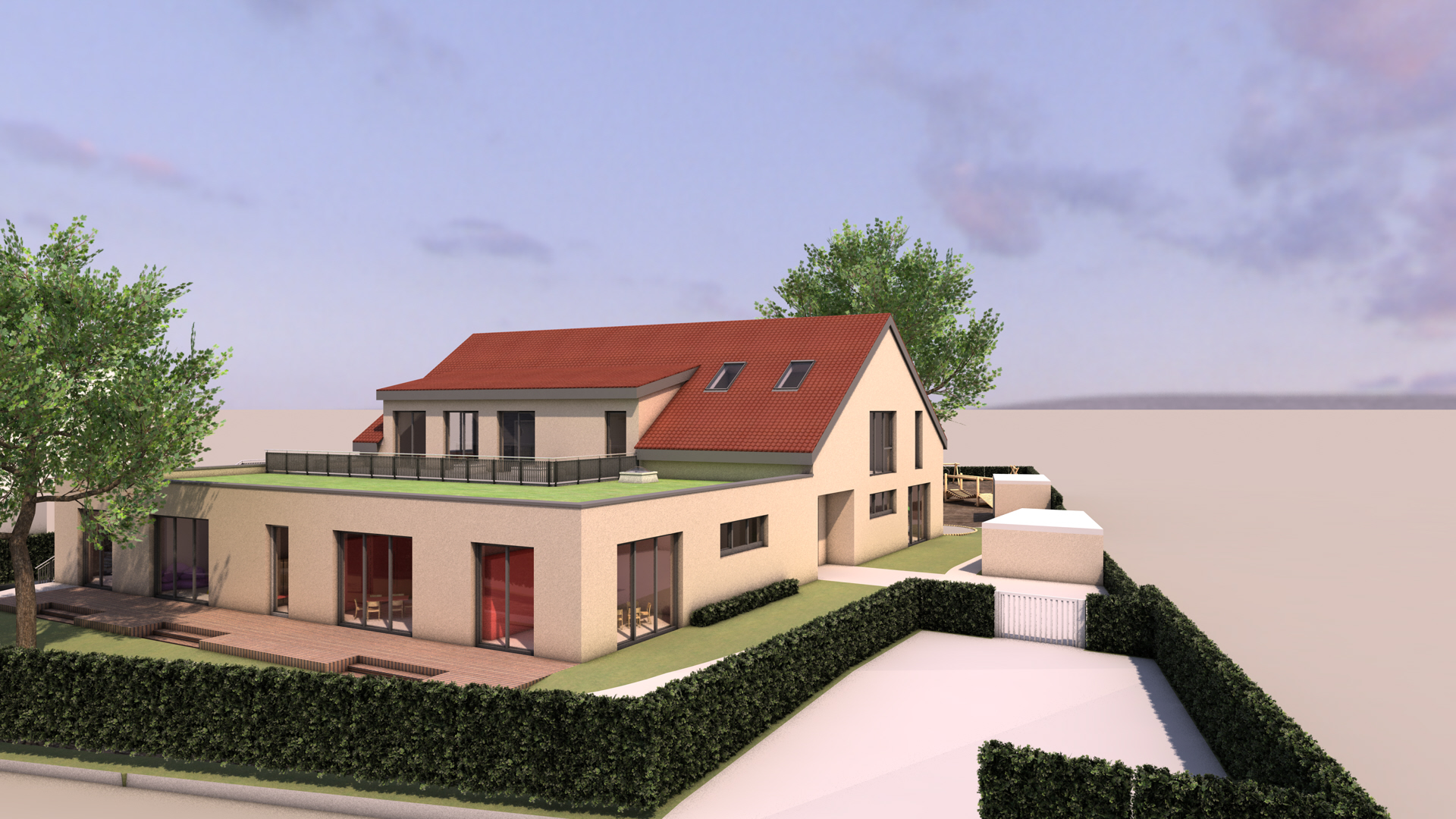 Umbau mit Erweiterung eines Kindergartens