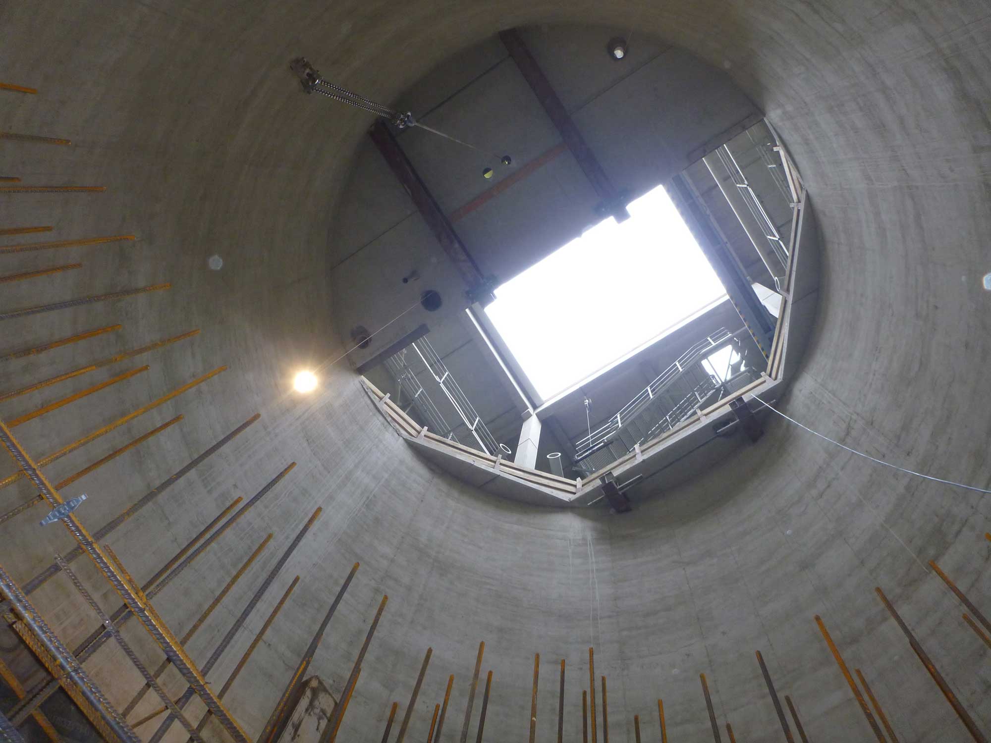 Neubau eines Mehrkammersilos